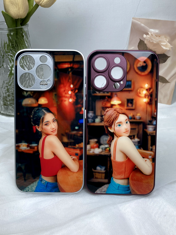 Your Pics, Anime Magic: Personalized Captivating Moments Phone Case