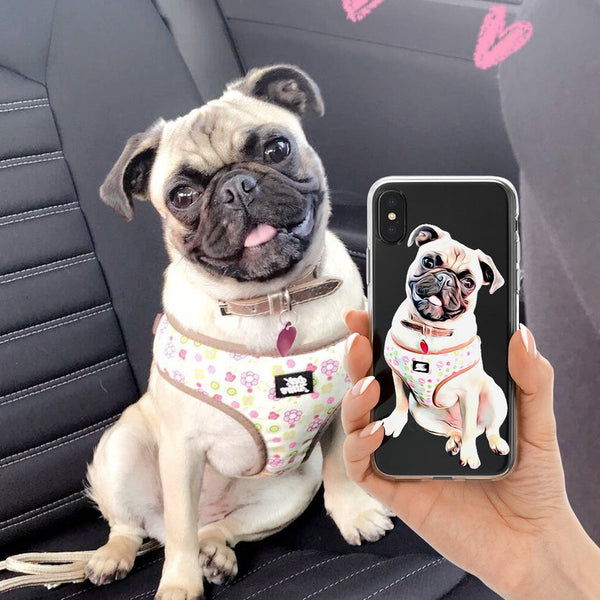 Capture Your Pet's Charm,Customize Phone Case with Pet Photos: The Ultimate Gift for Pet Lovers